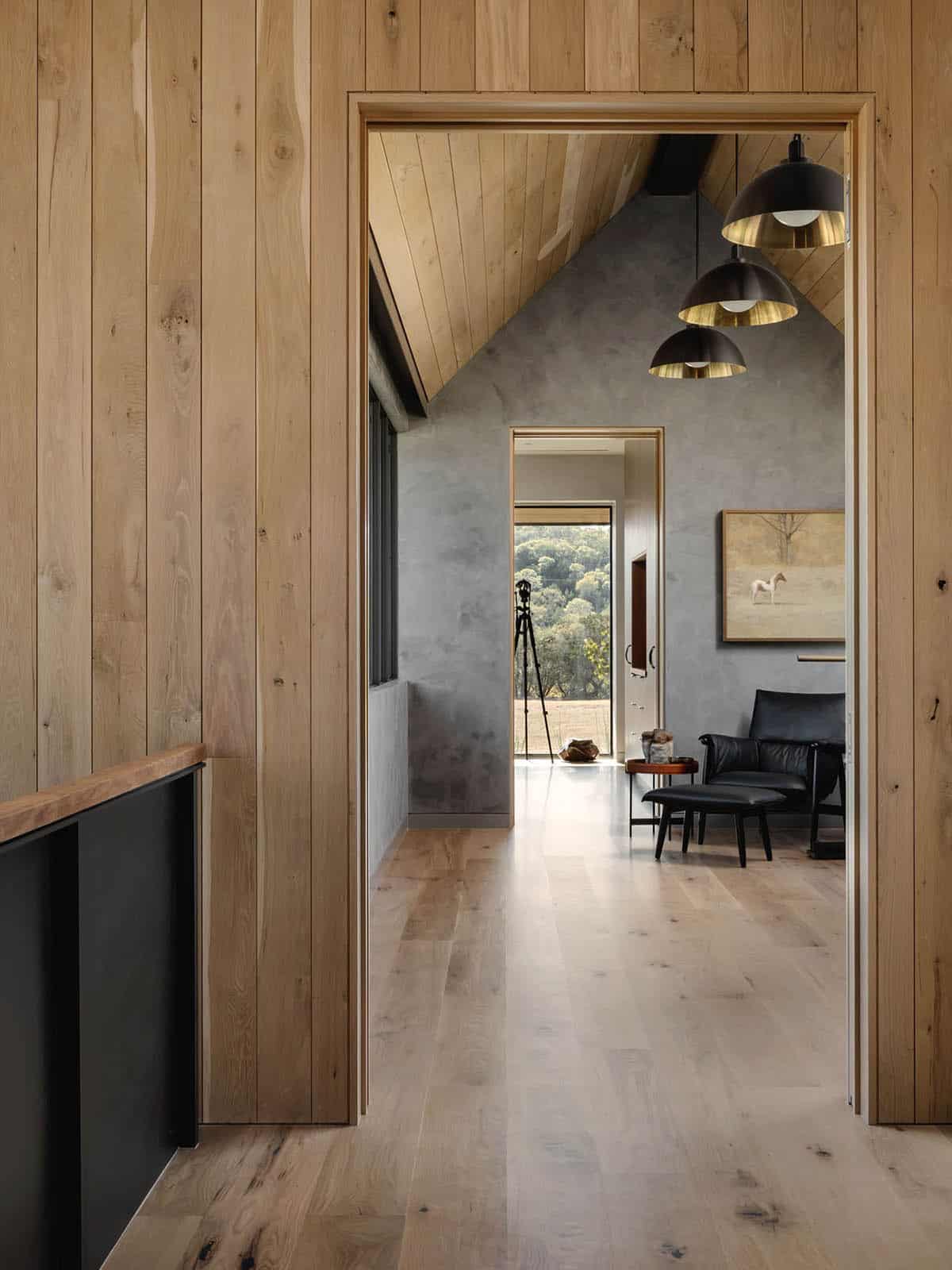 contemporary hallway