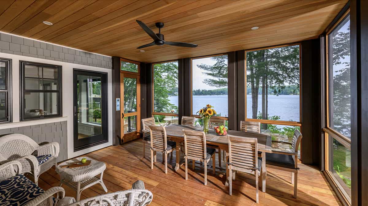 Rustic Screened Porch