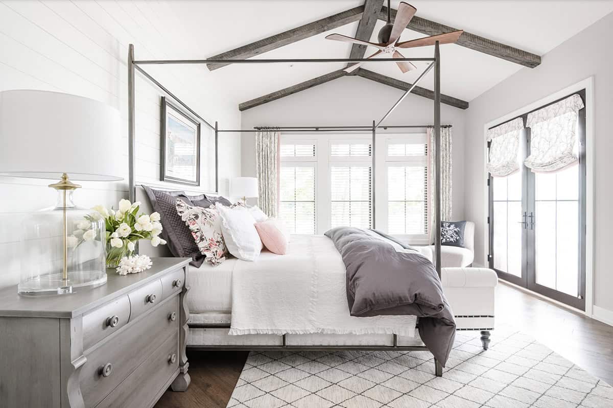 Pretty Farmhouse Master Bedroom