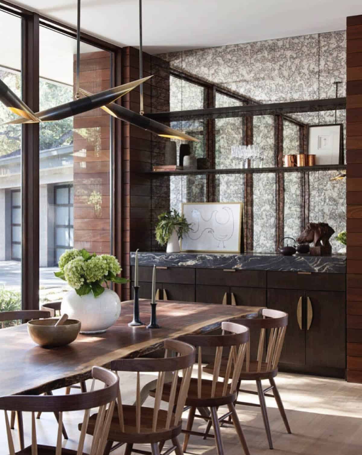 contemporary dining room