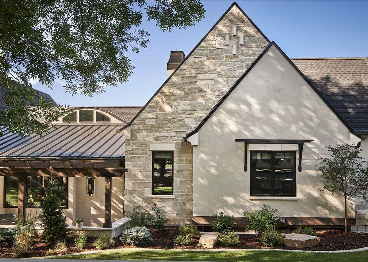 french country home exterior