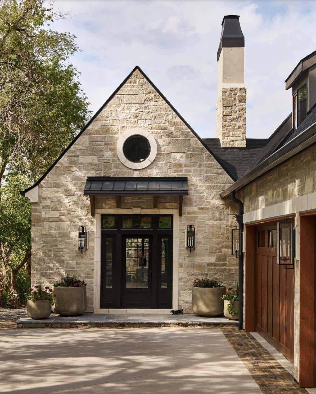 french country home exterior