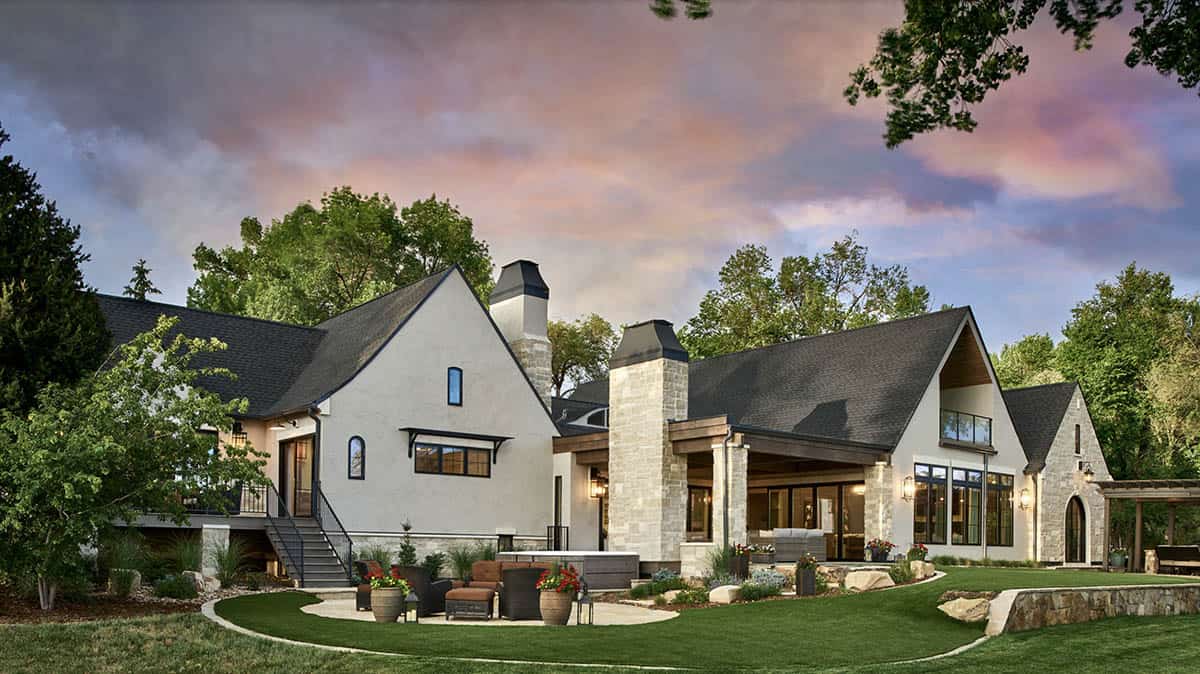 french country home exterior