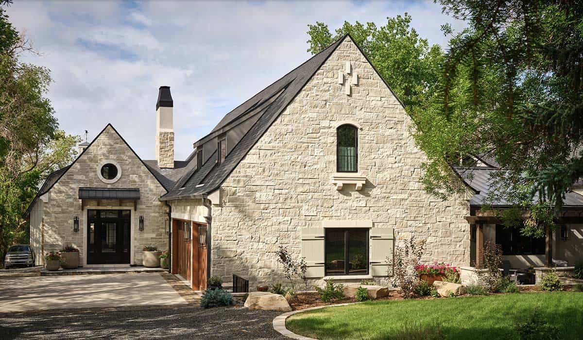 french country home exterior