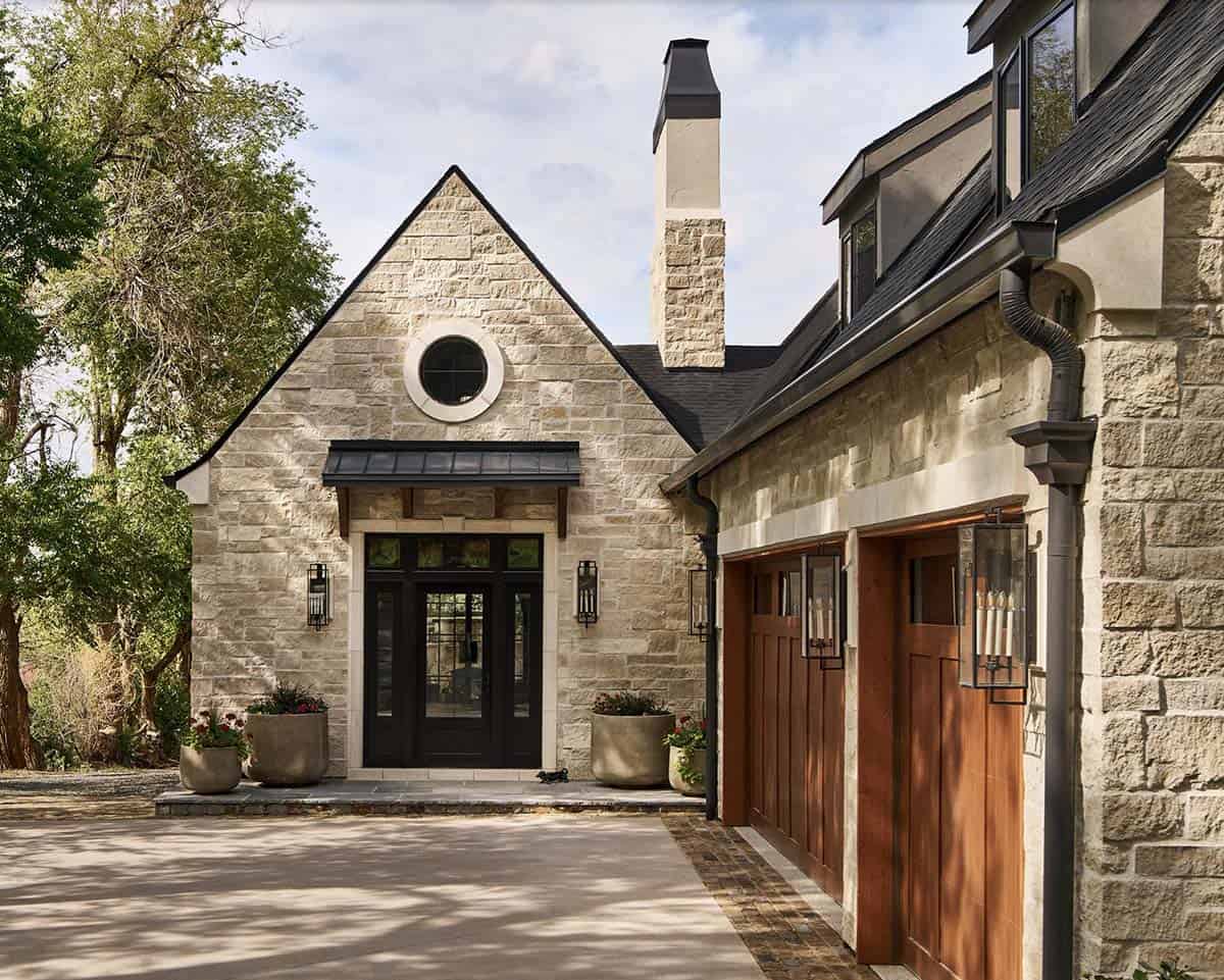 french country home exterior