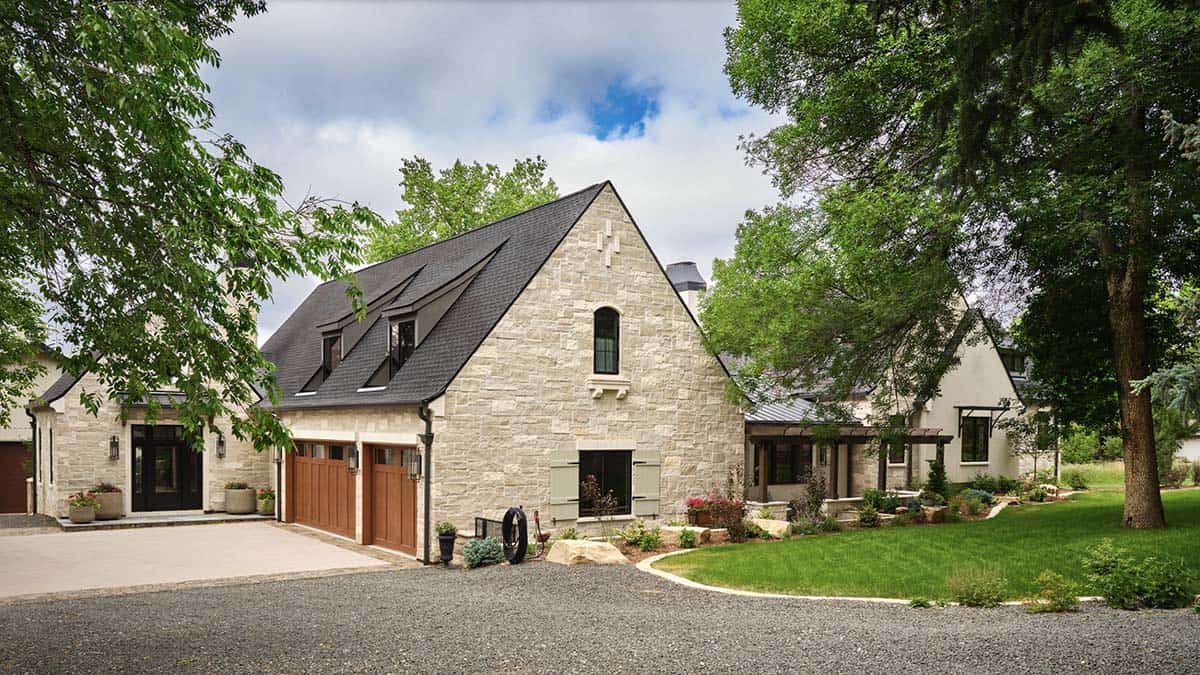 french country home exterior