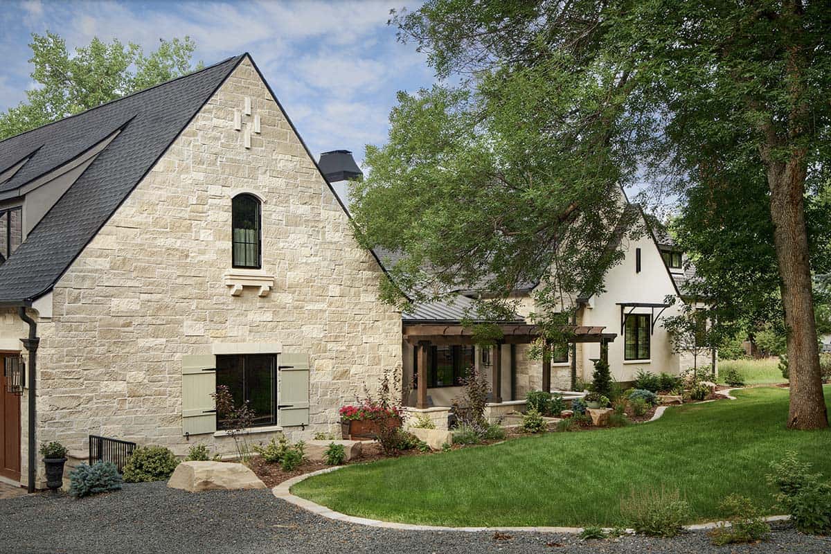 french country home exterior