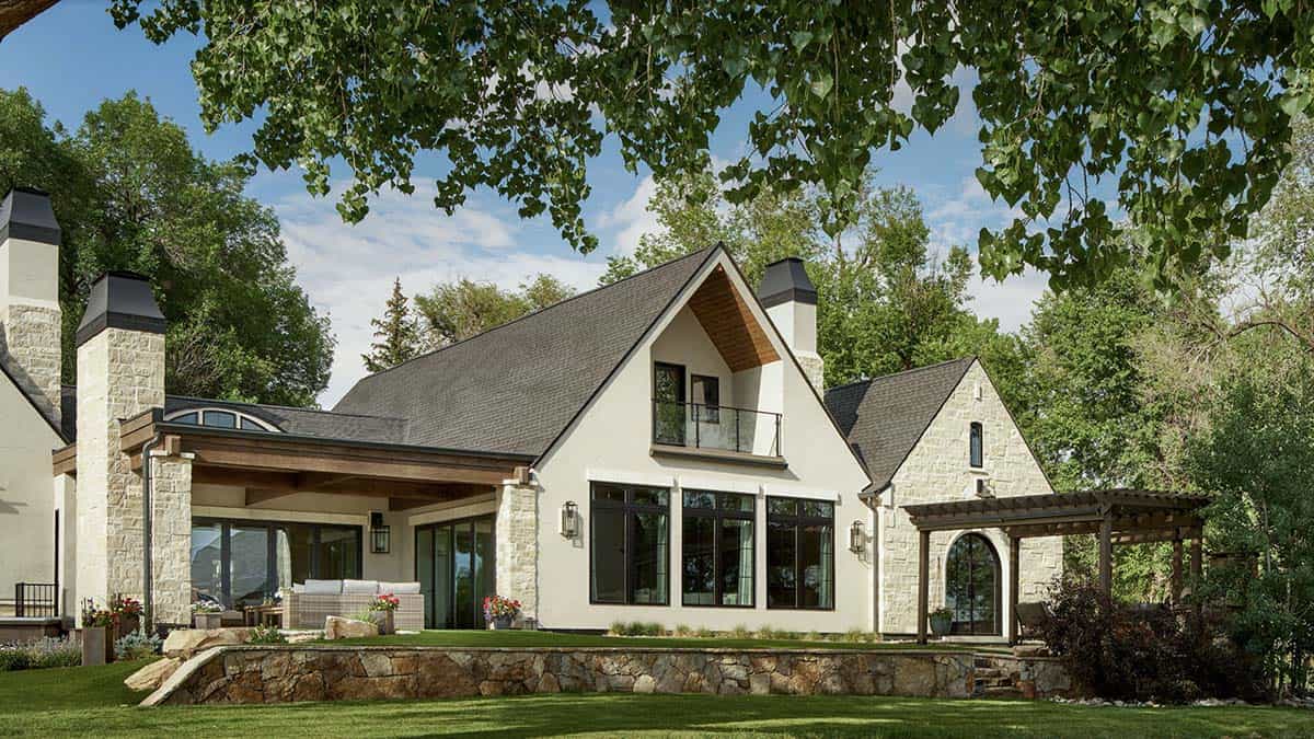 french country home exterior