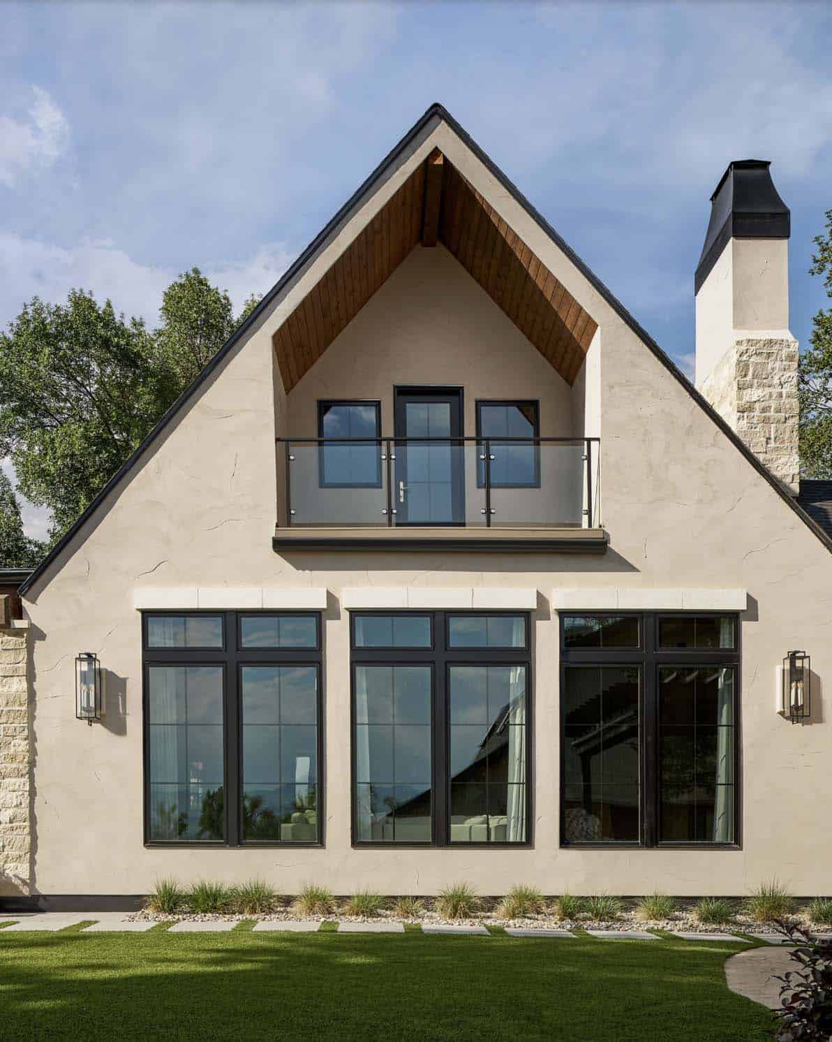 french country home exterior