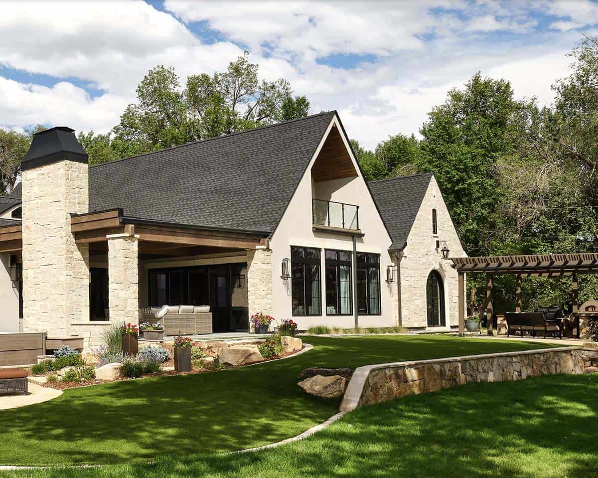 french country home exterior