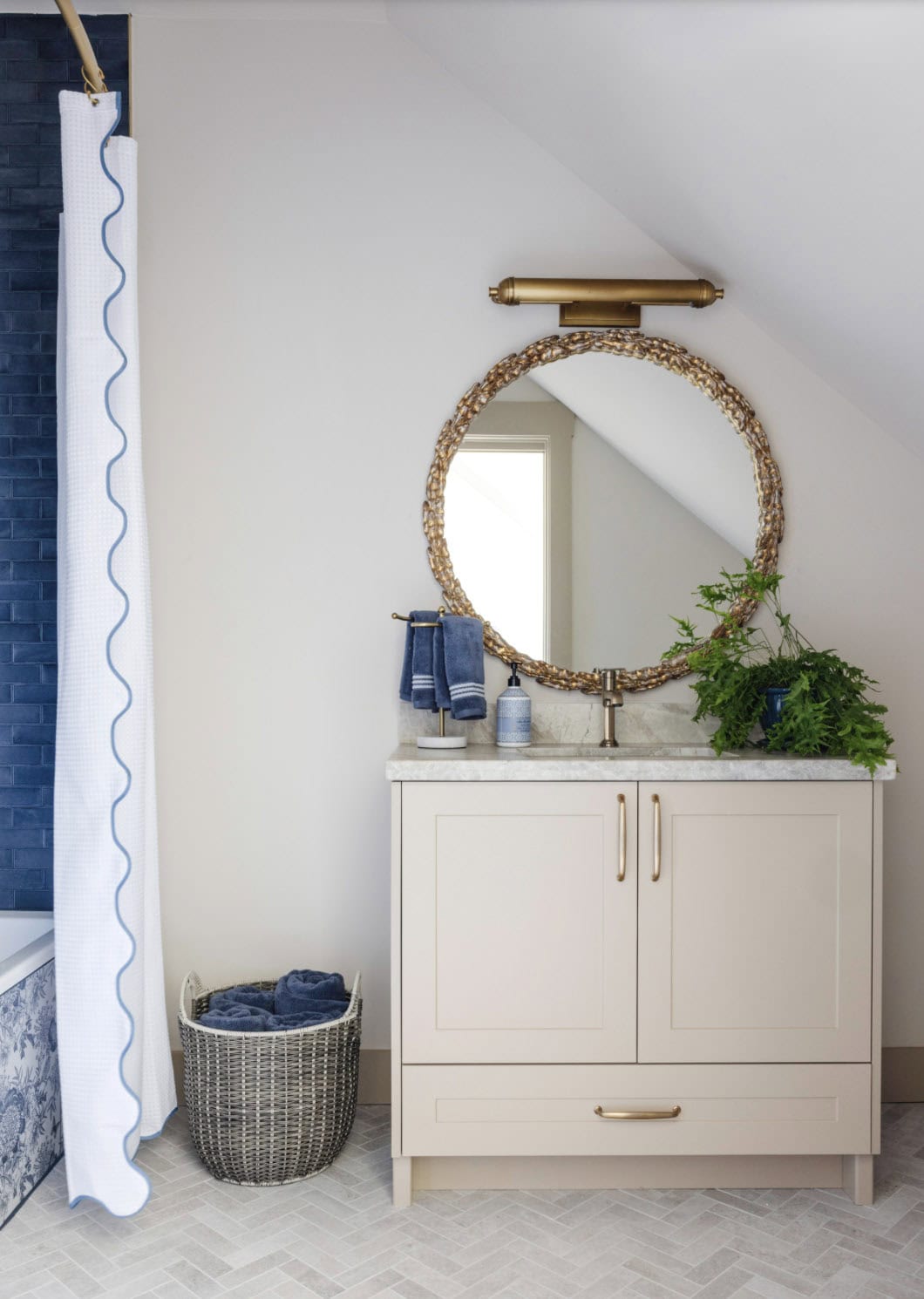French Country Bathroom vanity
