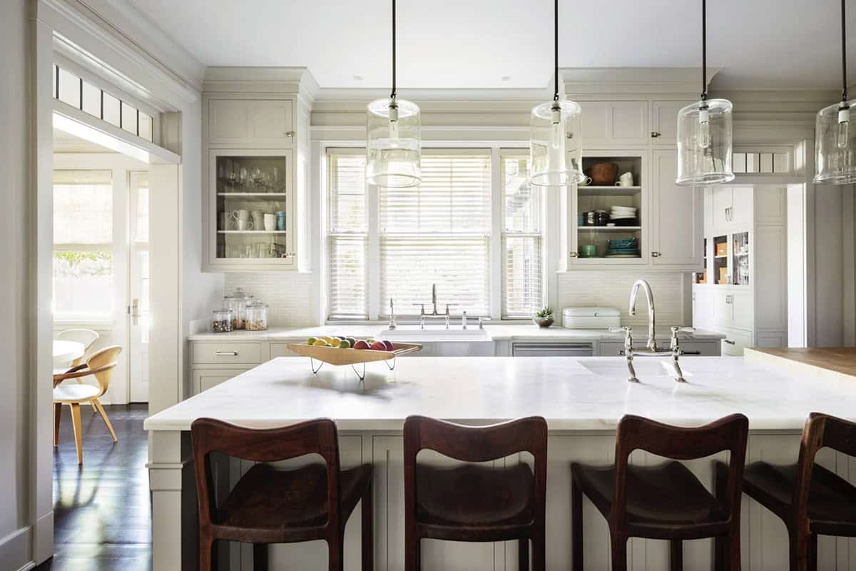 Transitional style Kitchen Island