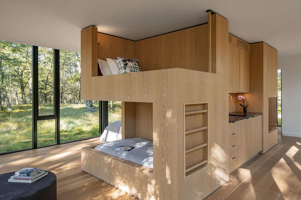 glass bunkhouse bunk bed