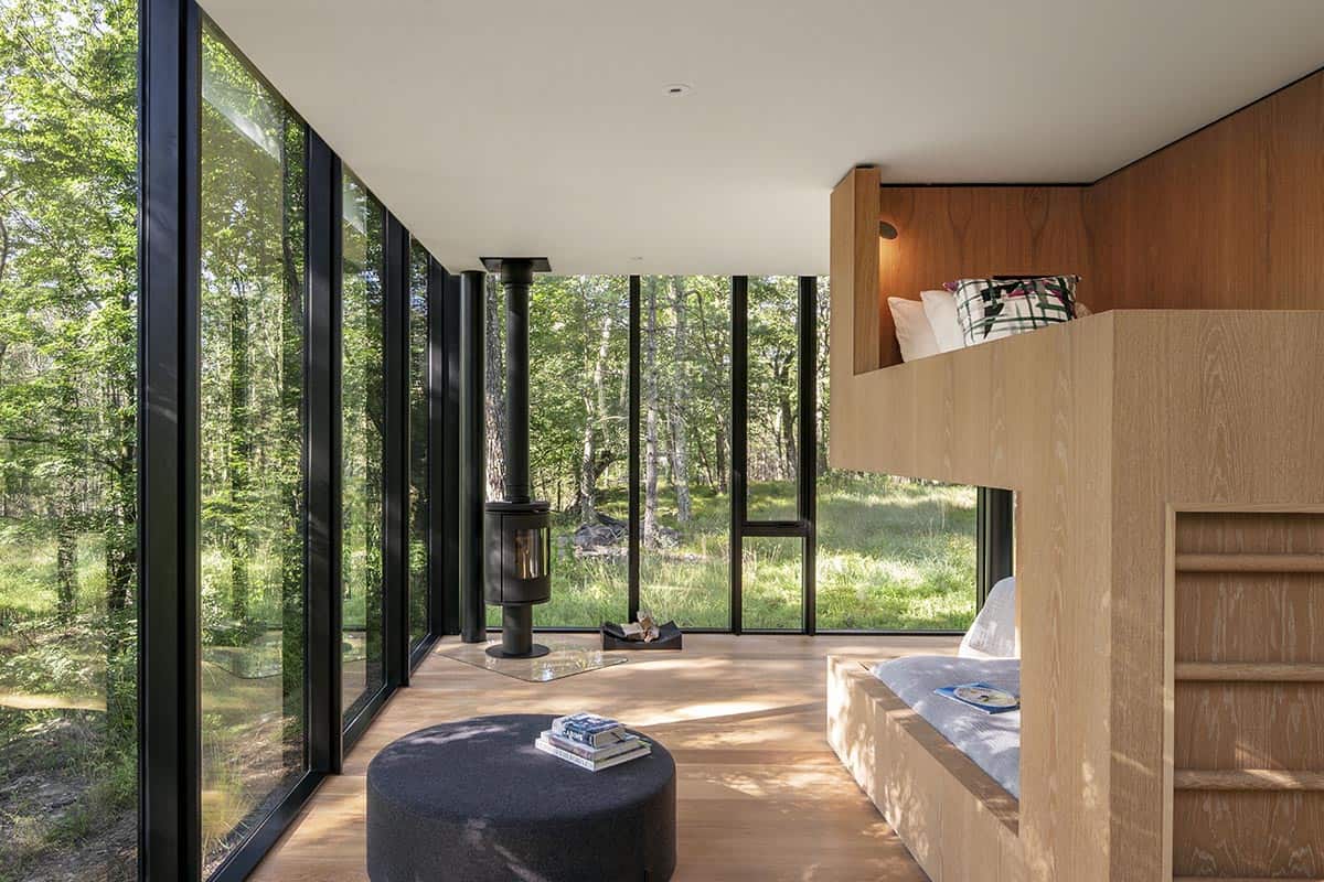 glass bunkhouse bunk bed