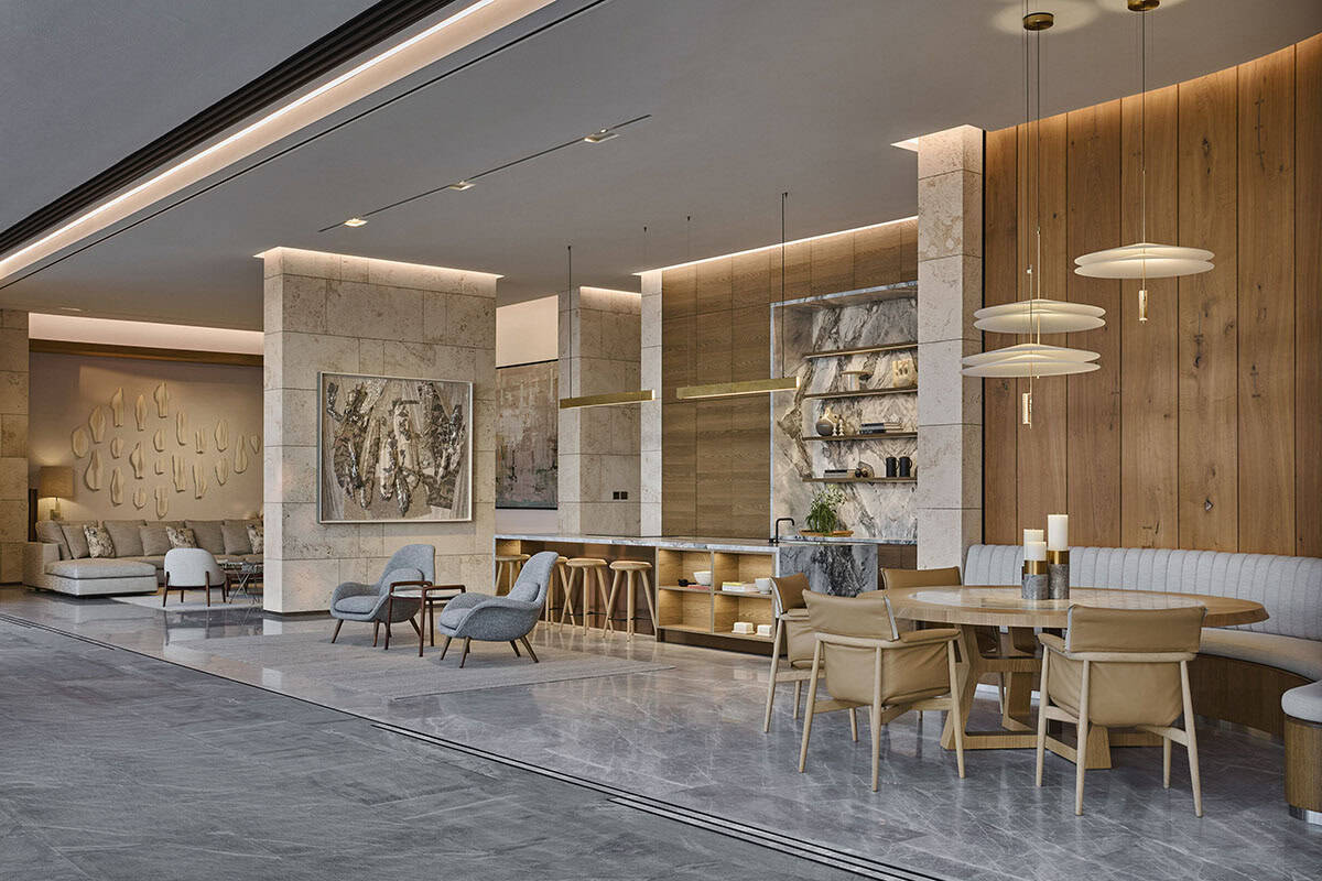 a luxury homel with elegant wood paneling and sophisticated decor