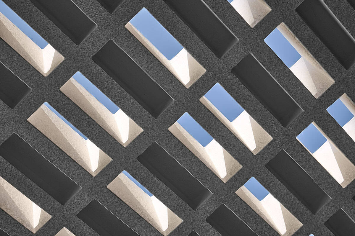 luxury villa exterior roof detail