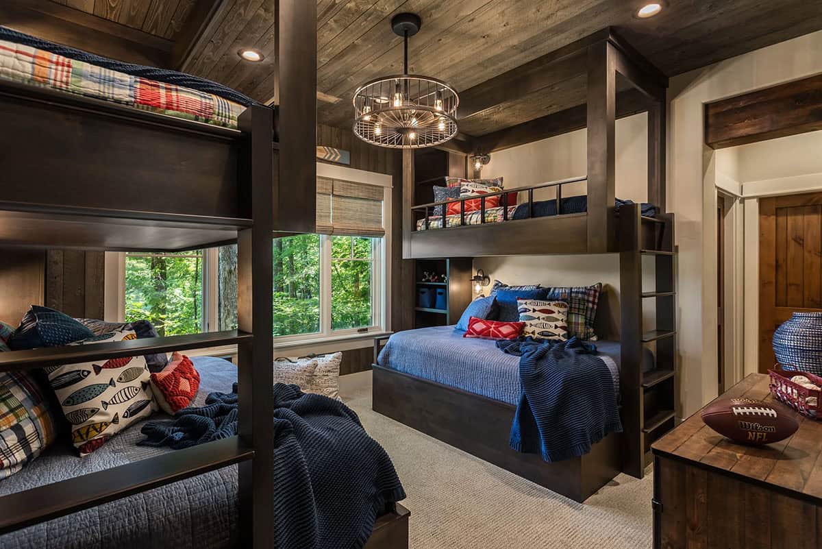 contemporary bunk bedroom