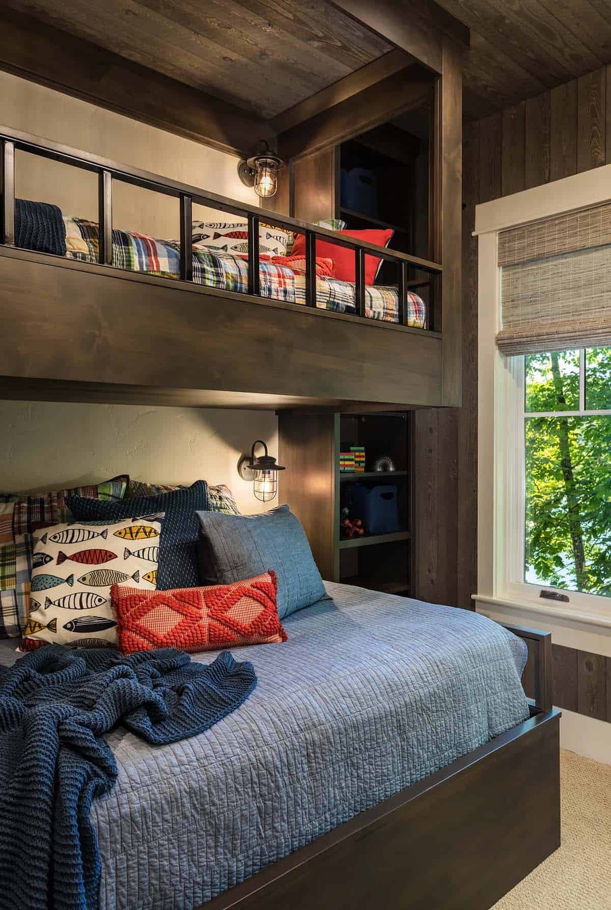 contemporary bunk bedroom