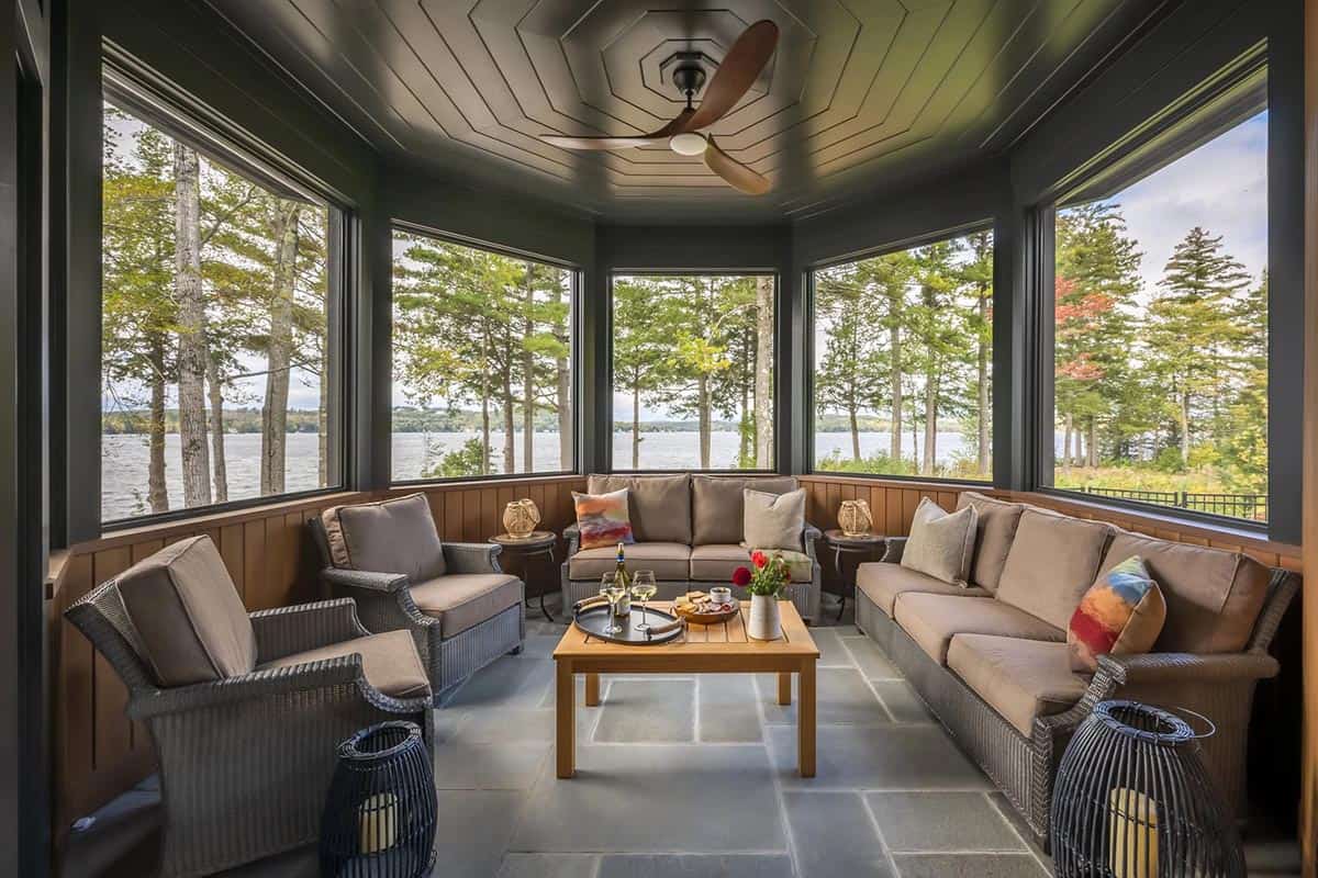 Rustic Screened Porch