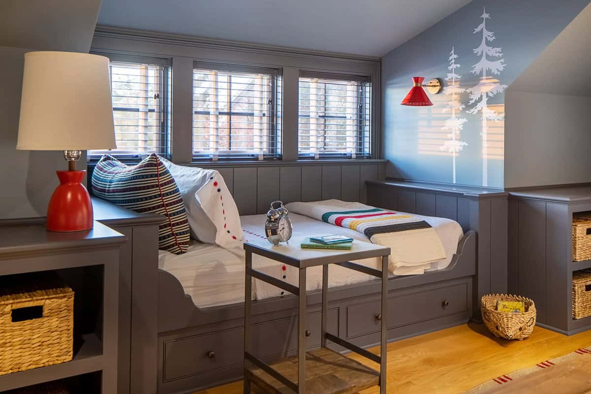 modern coastal style bedroom