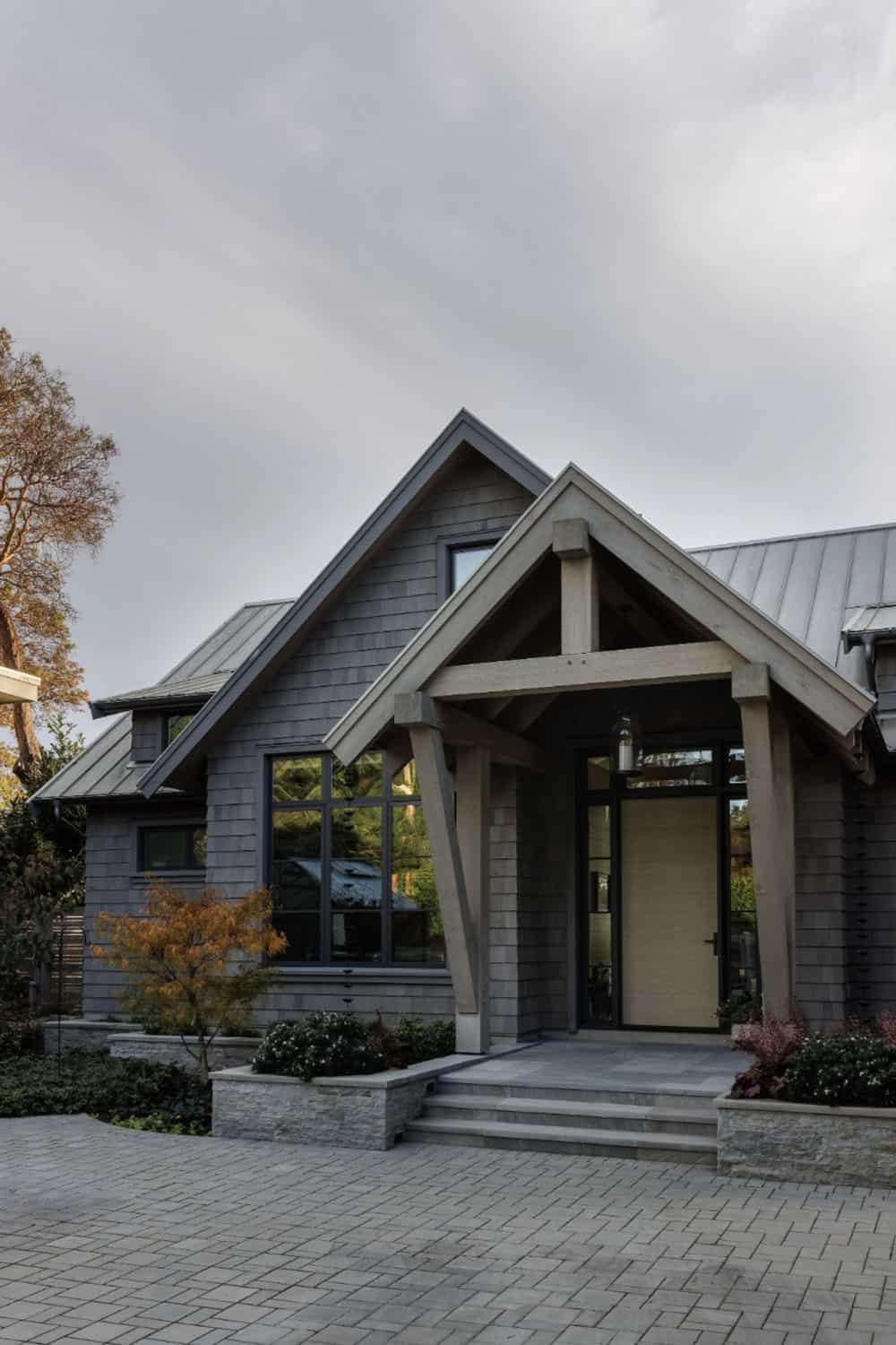 luxury beachfront home exterior