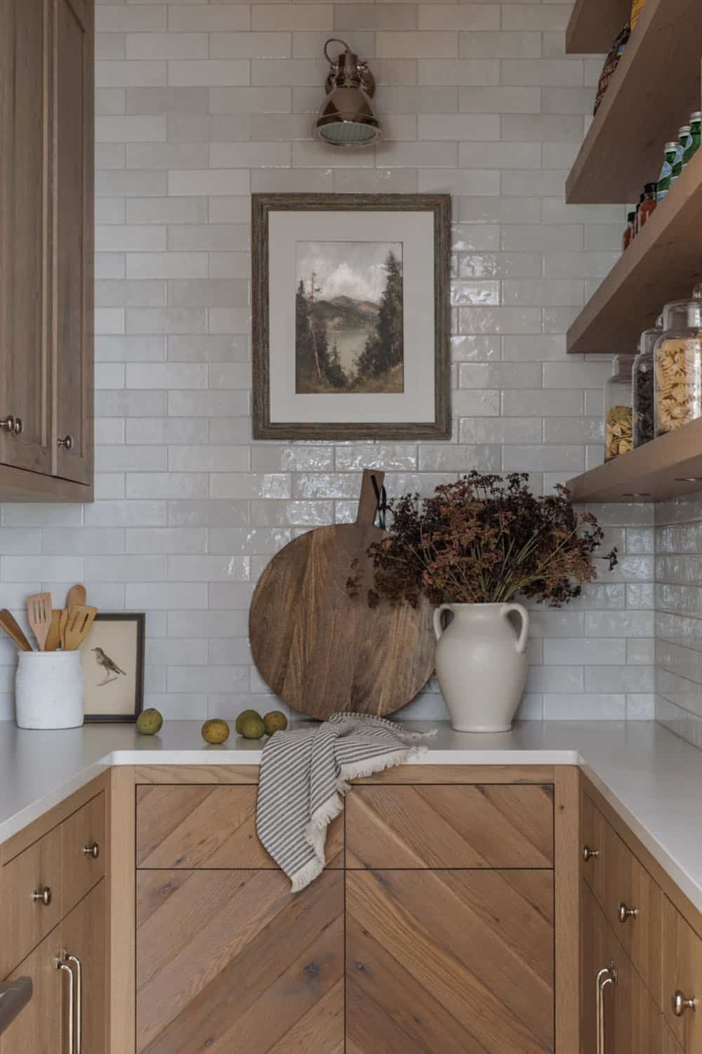 beach style kitchen pantry