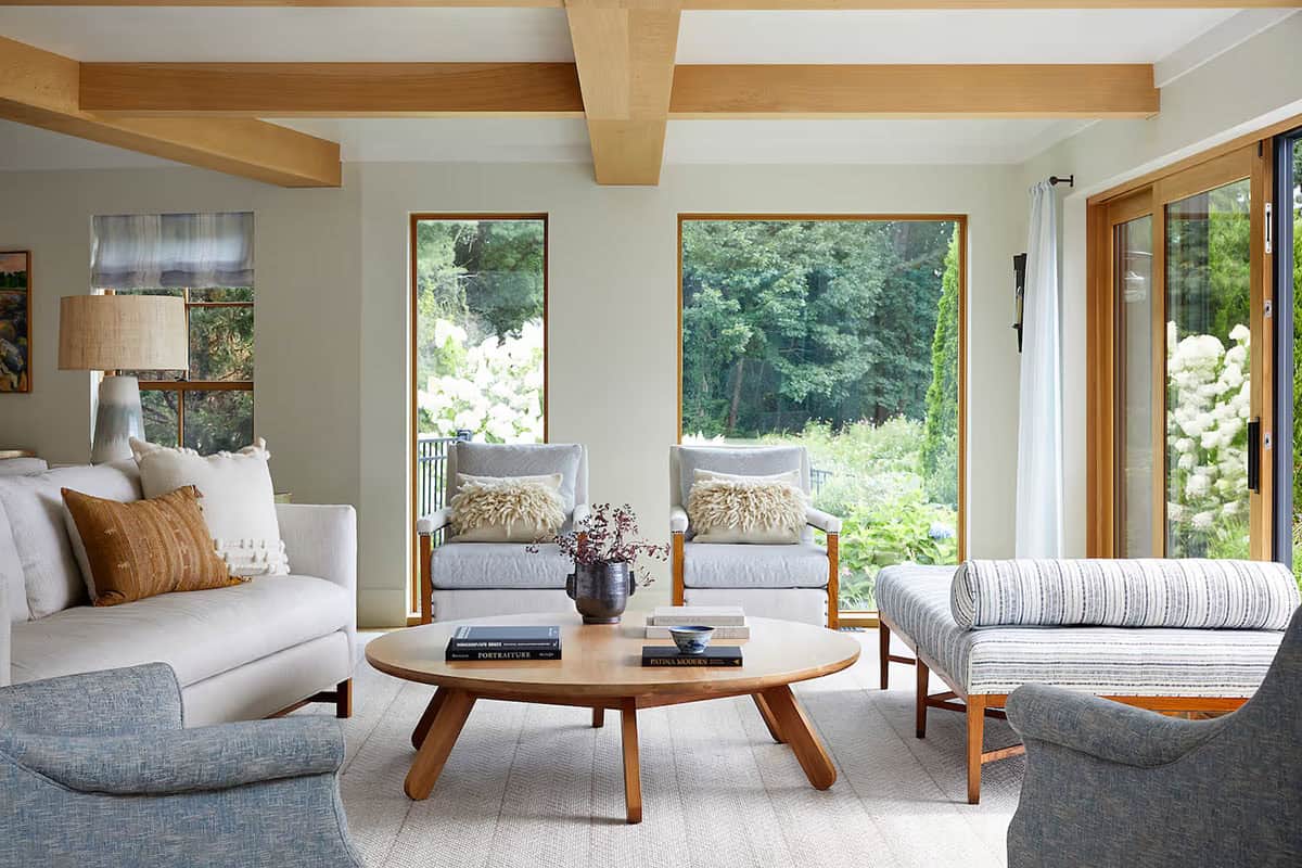 modern coastal style living room
