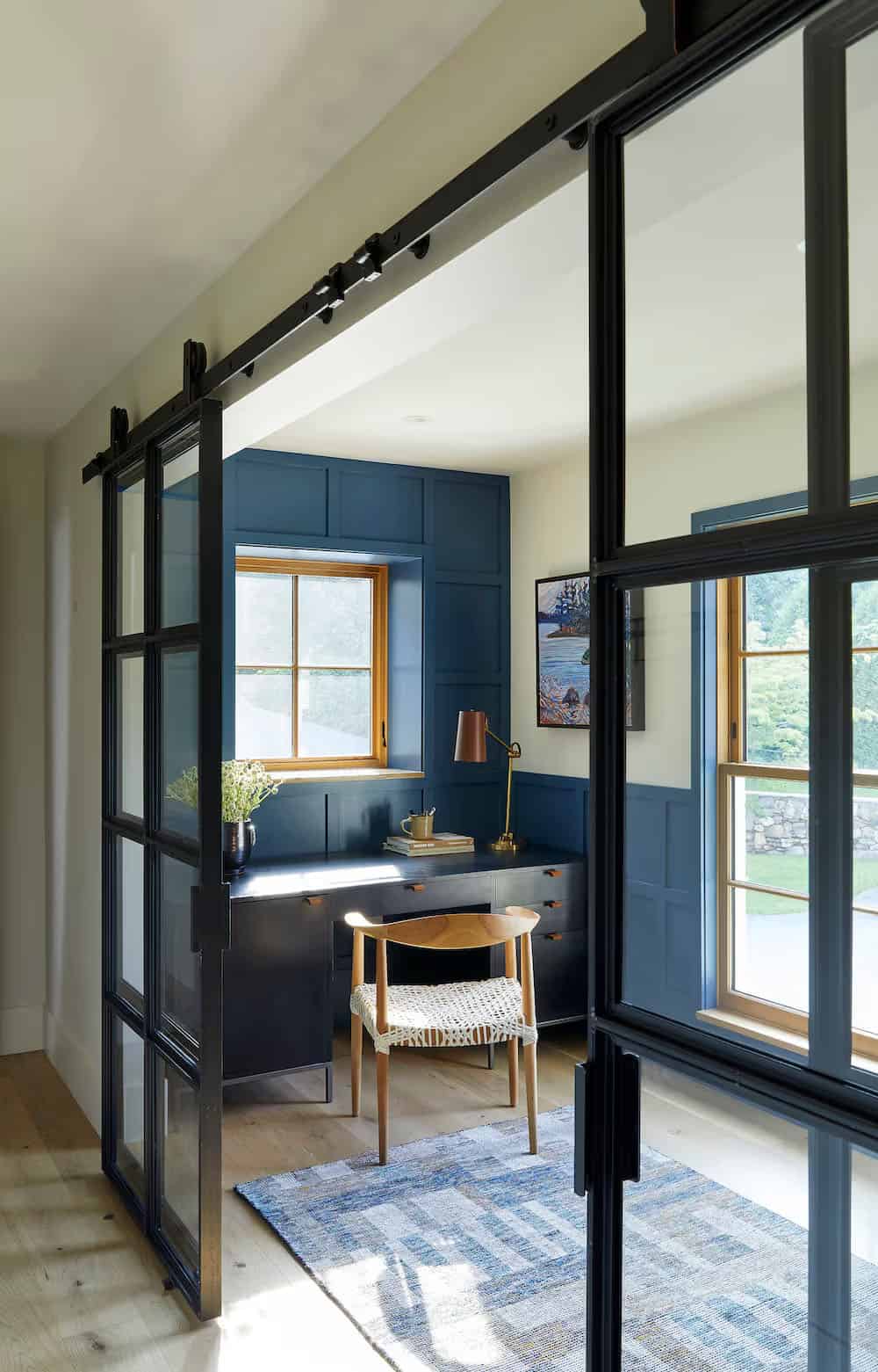 modern coastal style home office