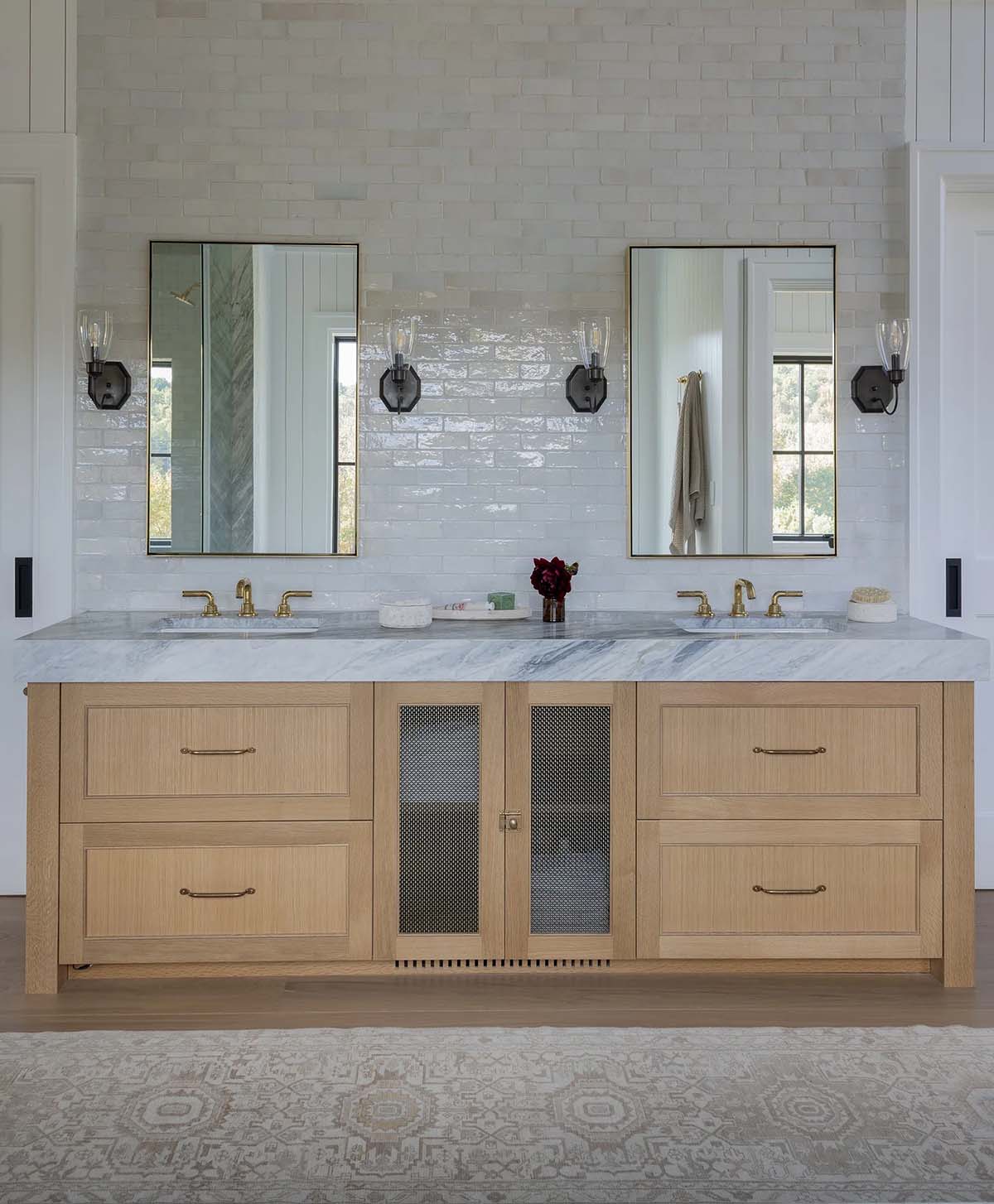 modern scandinavian style bathroom vanity