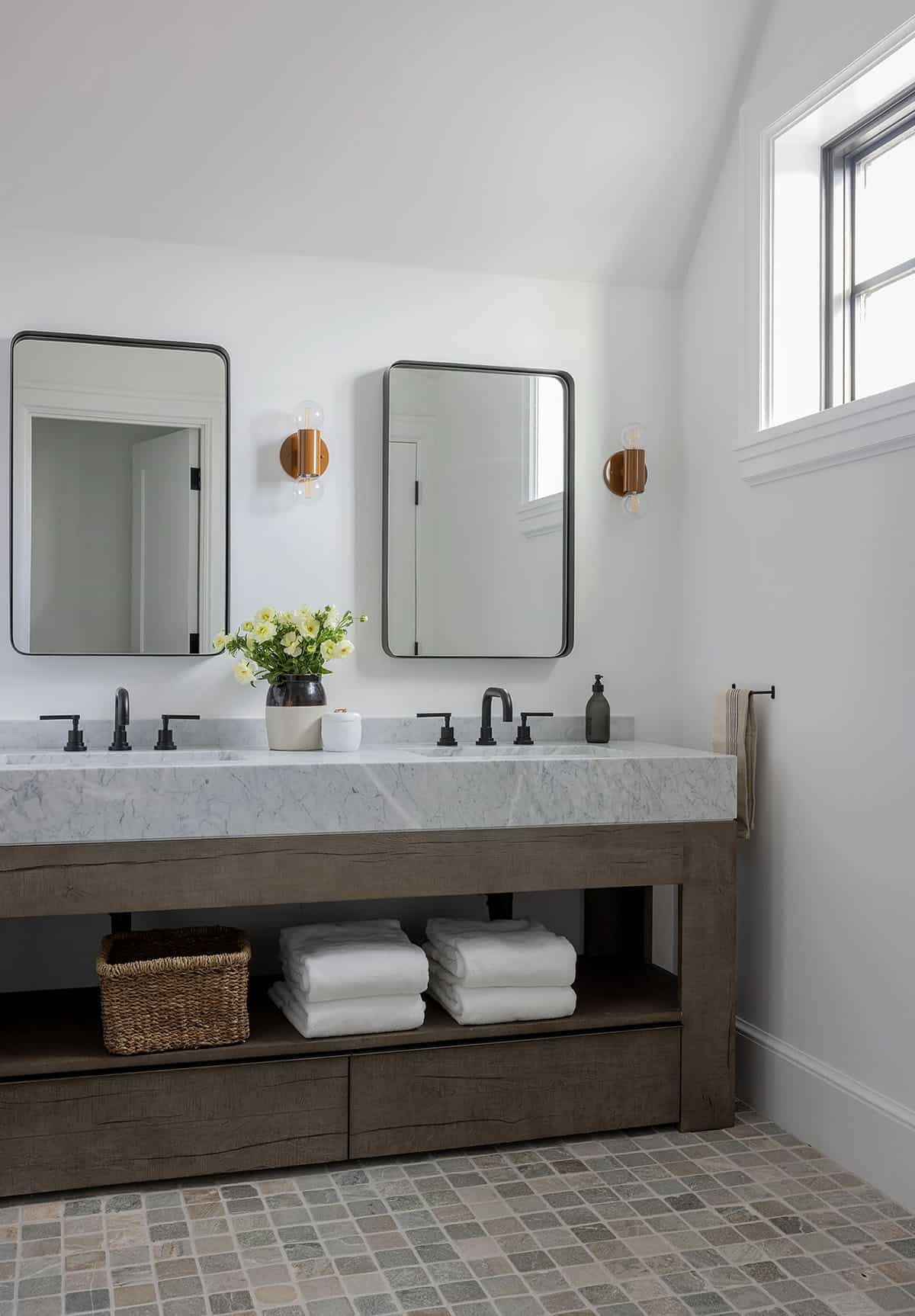 modern scandinavian style bathroom