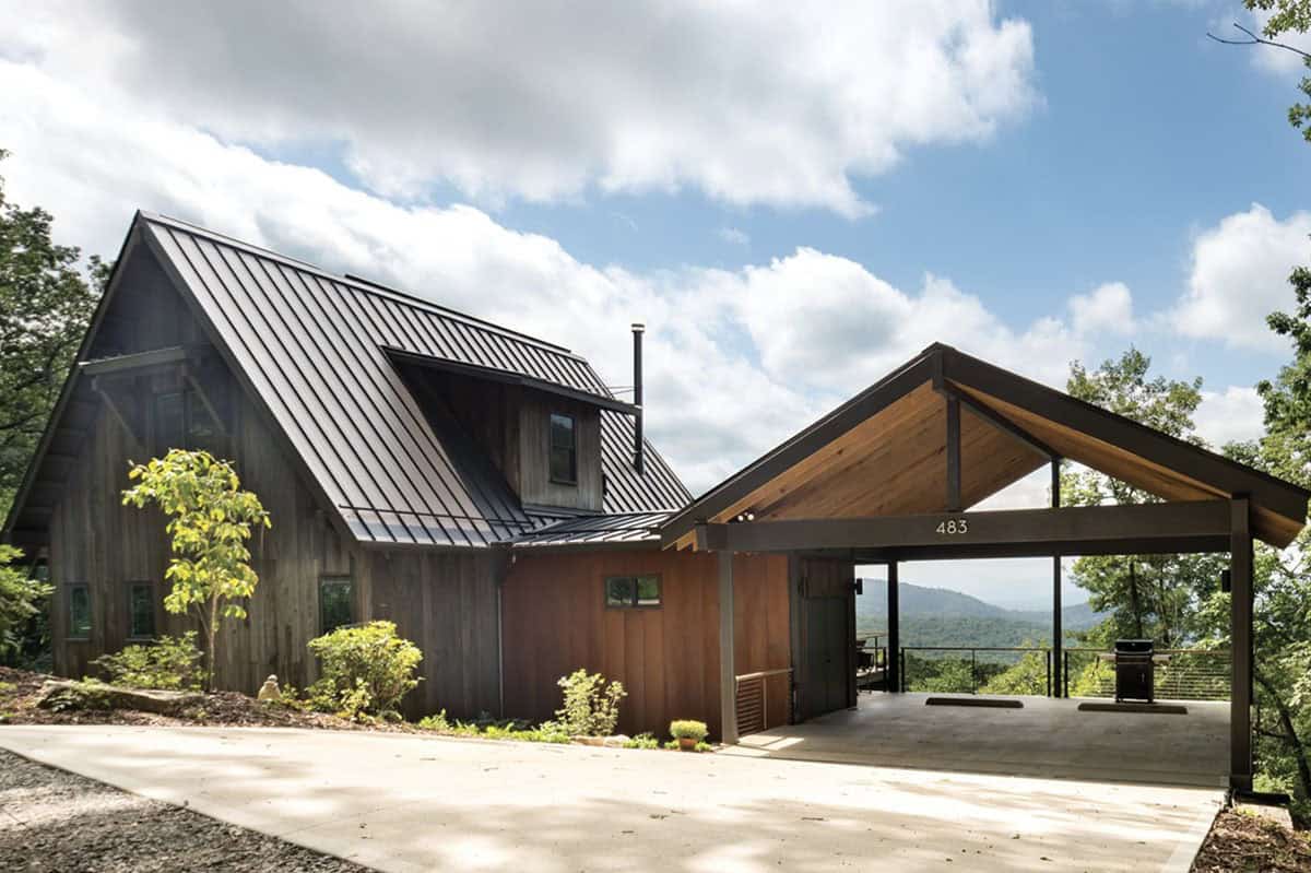 net zero house exterior