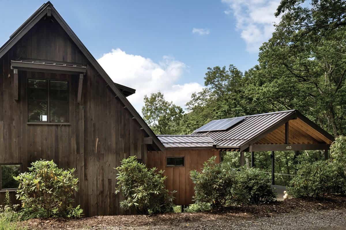 net zero house exterior