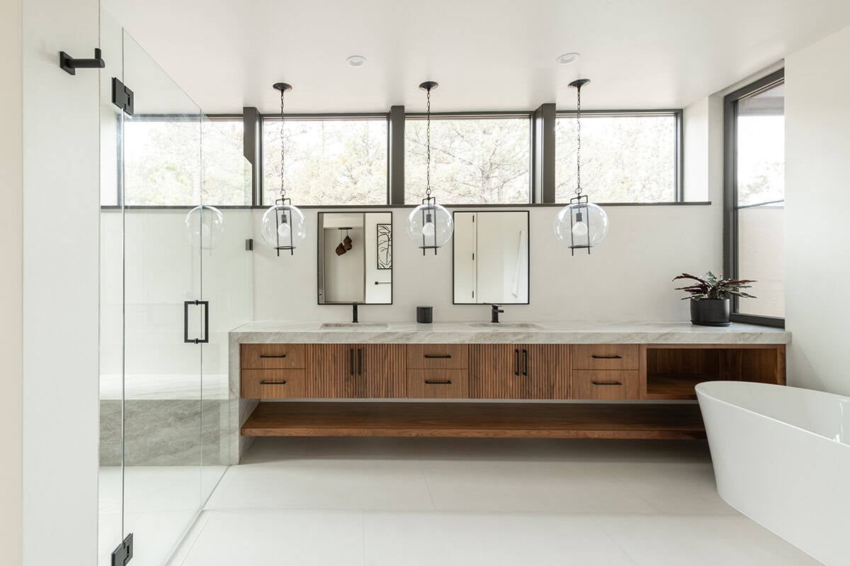 modern bathroom vanity