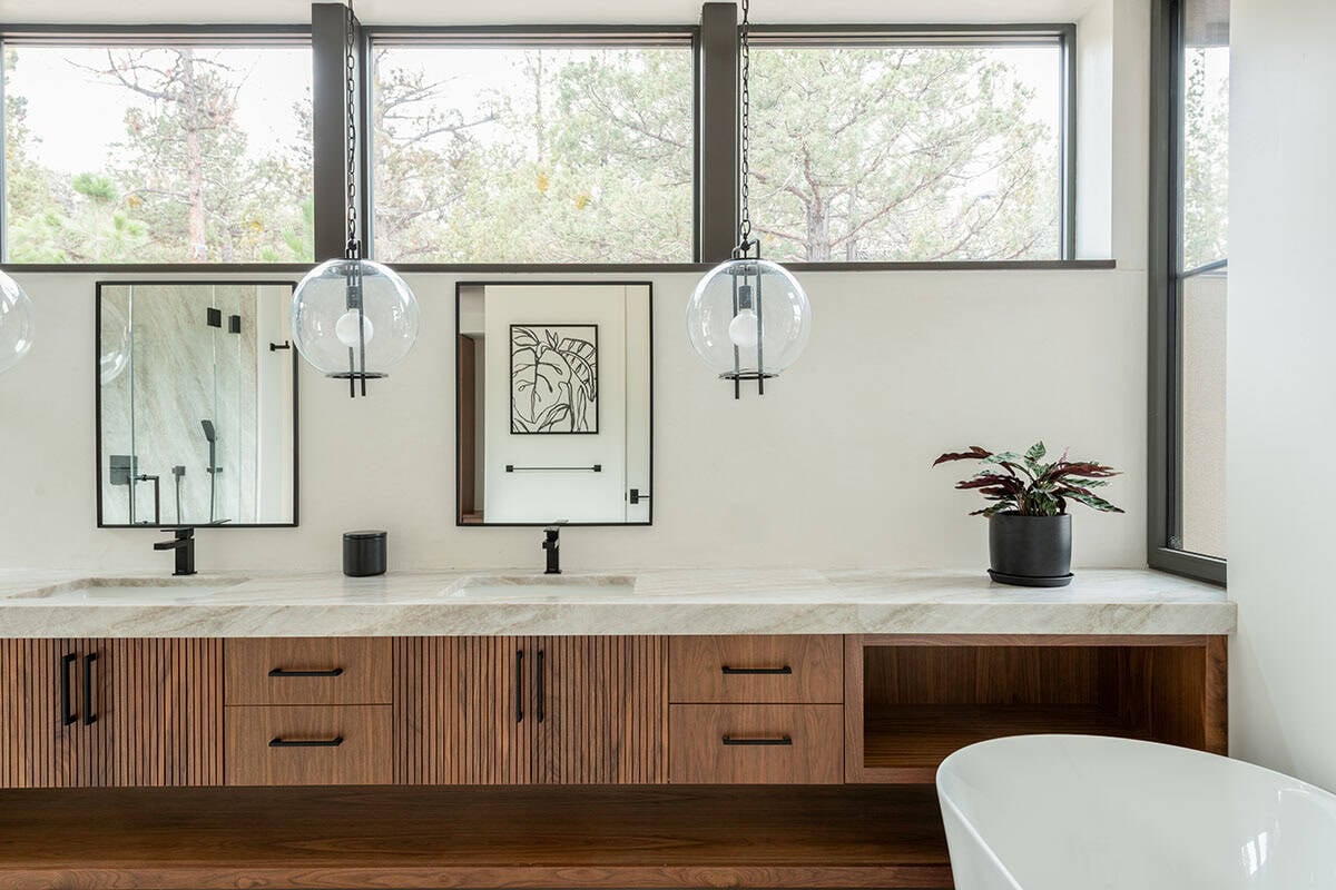 modern bathroom vanity