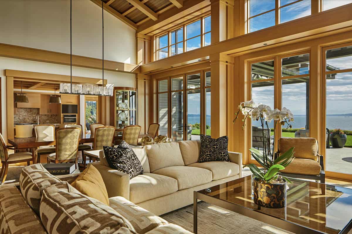 Transitional Living Room