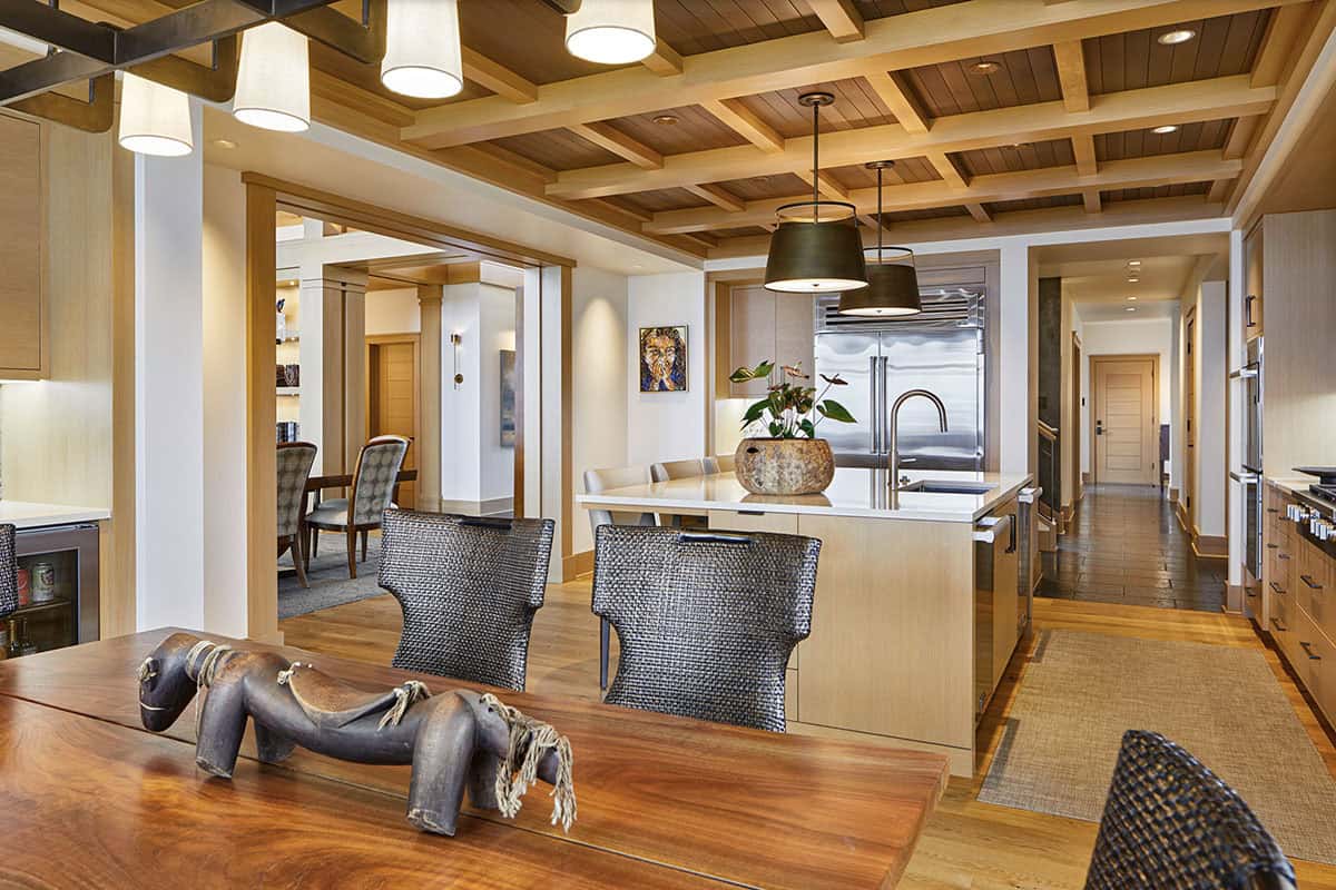 Contemporary Kitchen eating nook