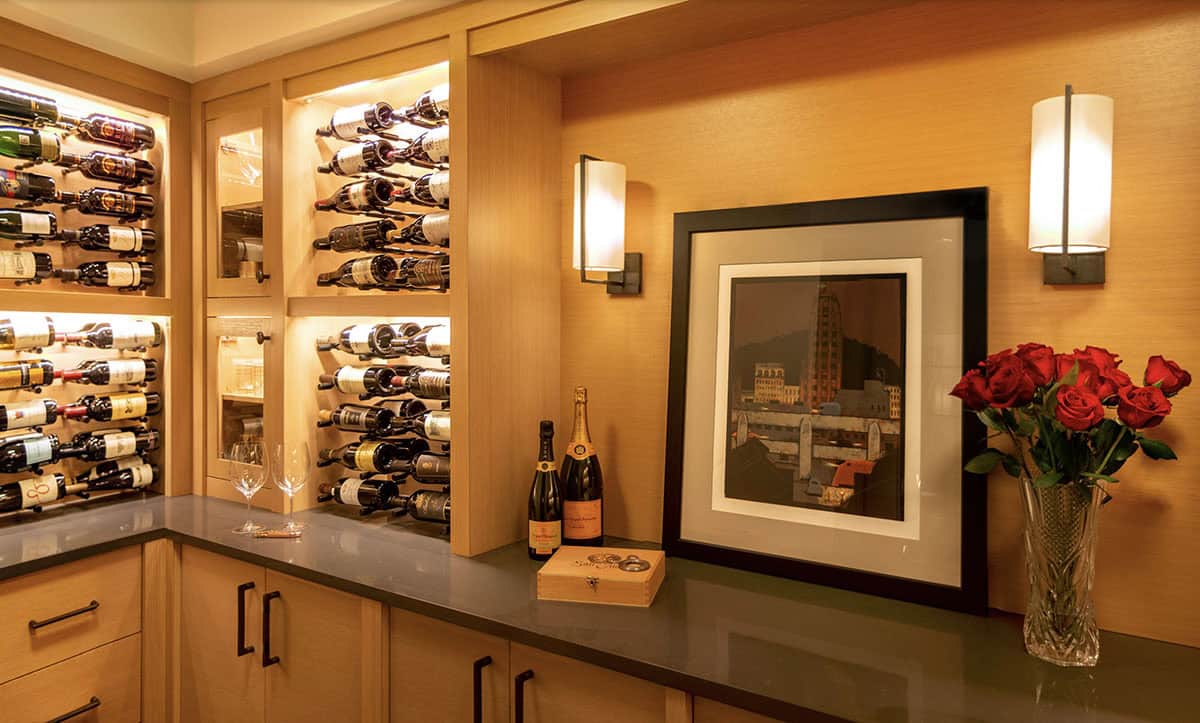 Transitional Wine Cellar