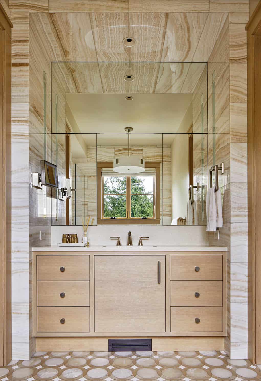 Transitional Bathroom vanity