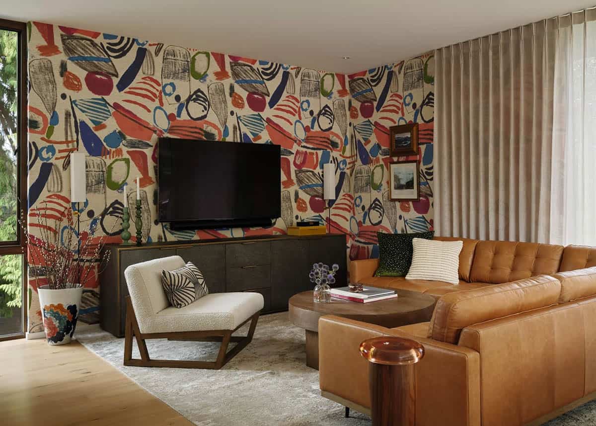 contemporary family room