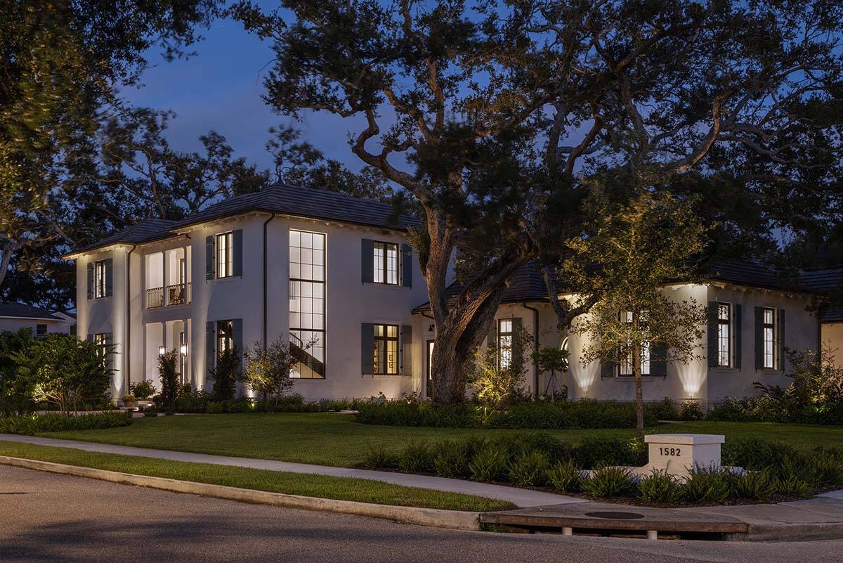 waterfront home exterior