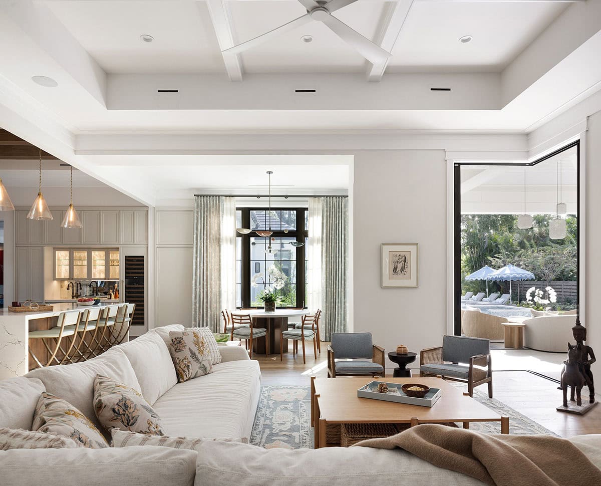 coastal style living room 