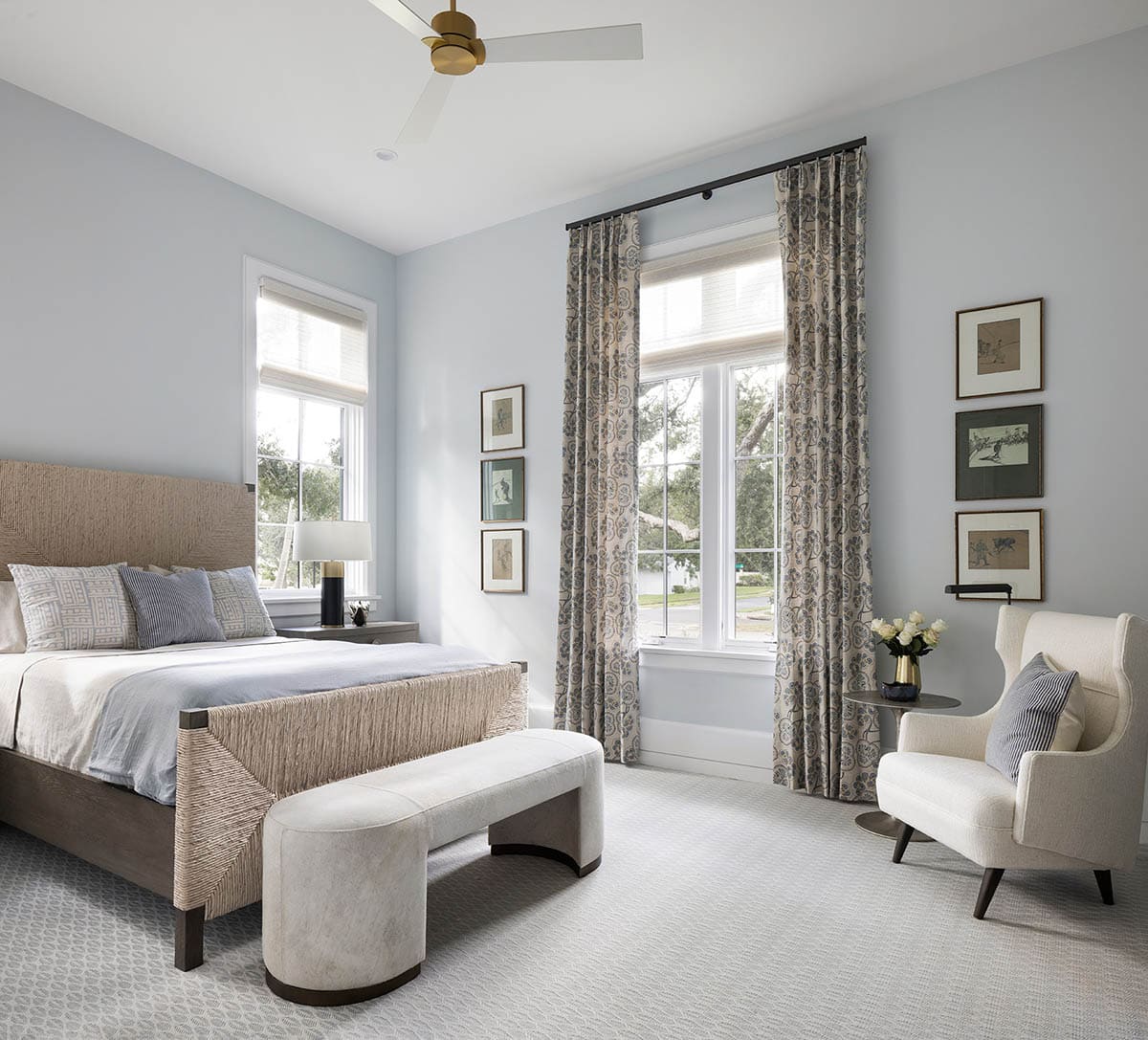 coastal style bedroom