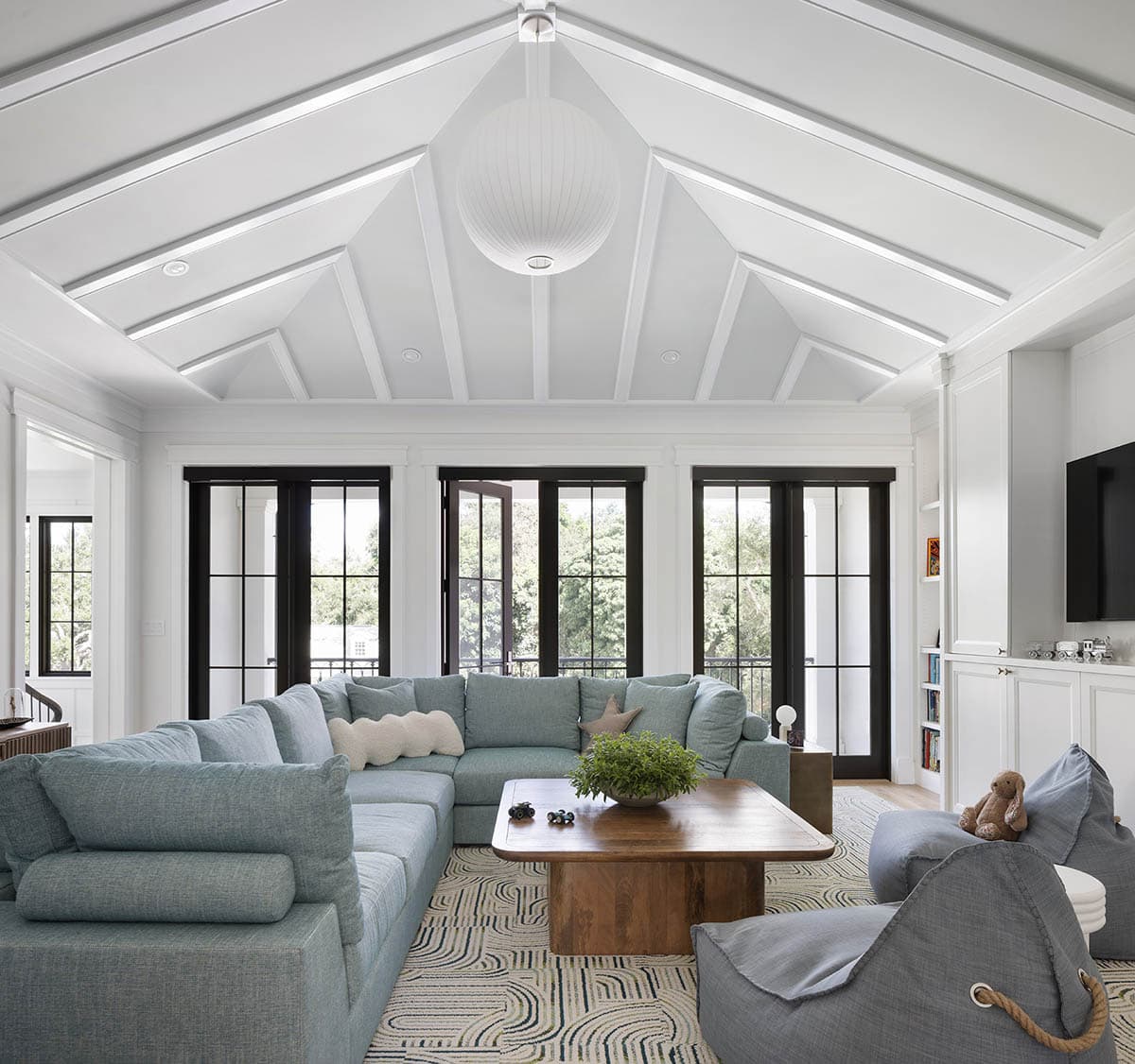 coastal style family room