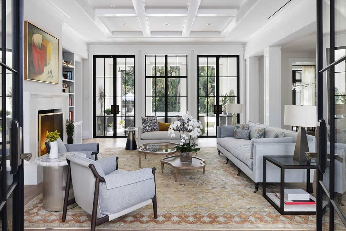 coastal style living room