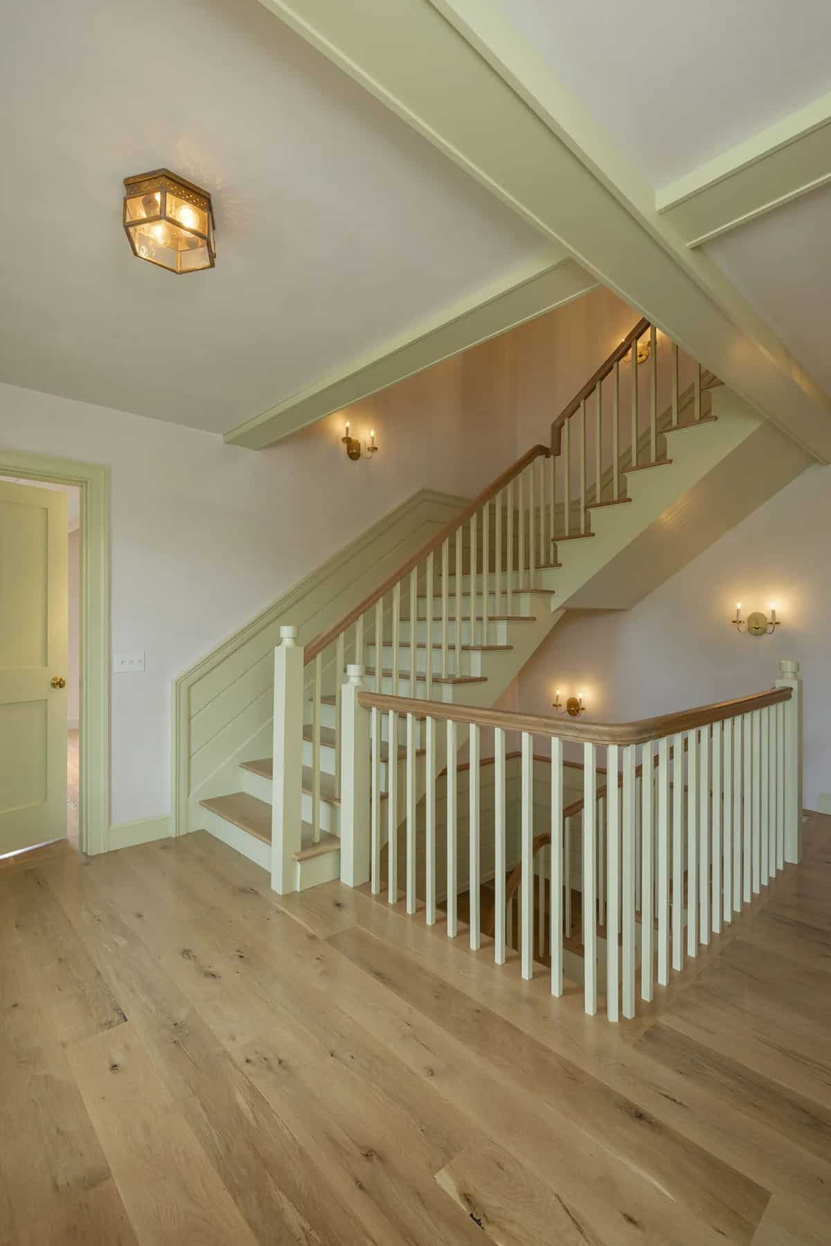 rustic staircase