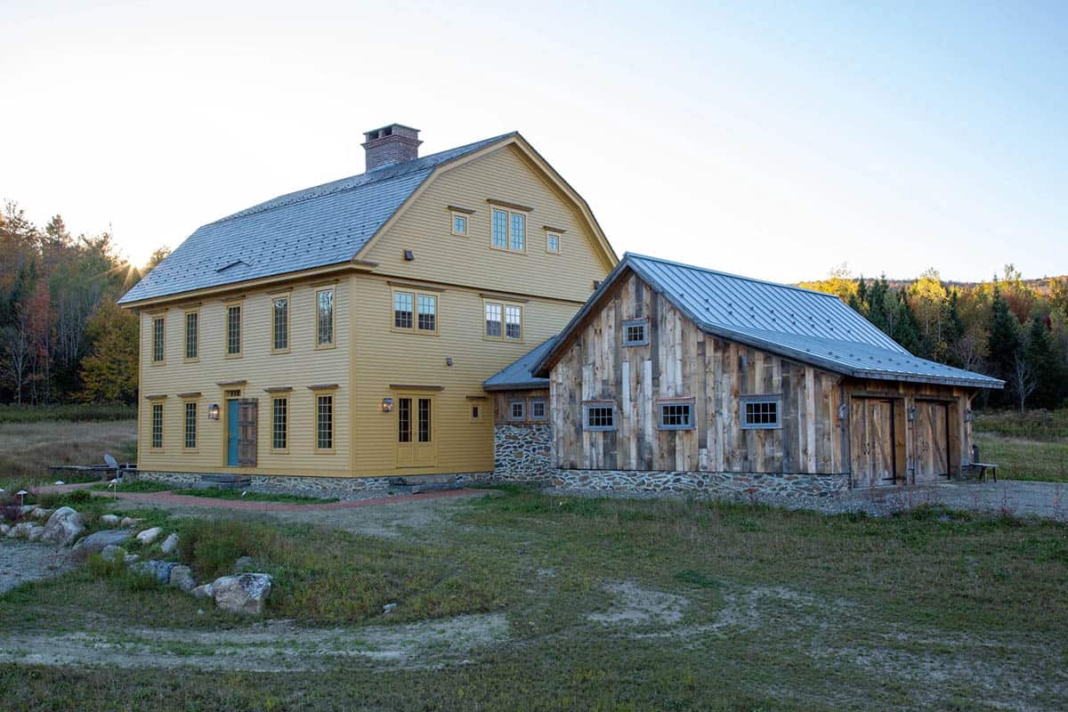 rustic colonial home exterior