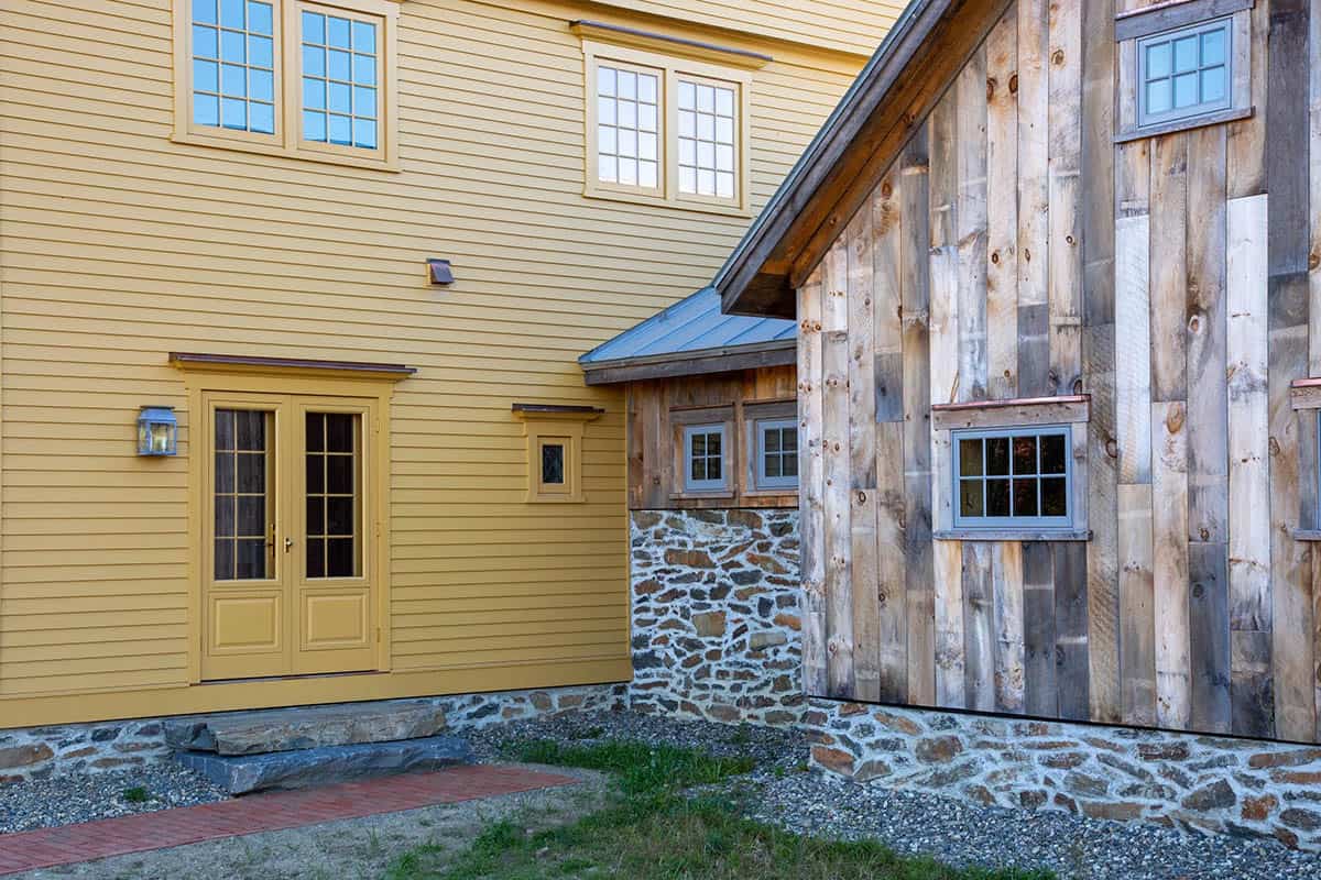 rustic colonial home exterior