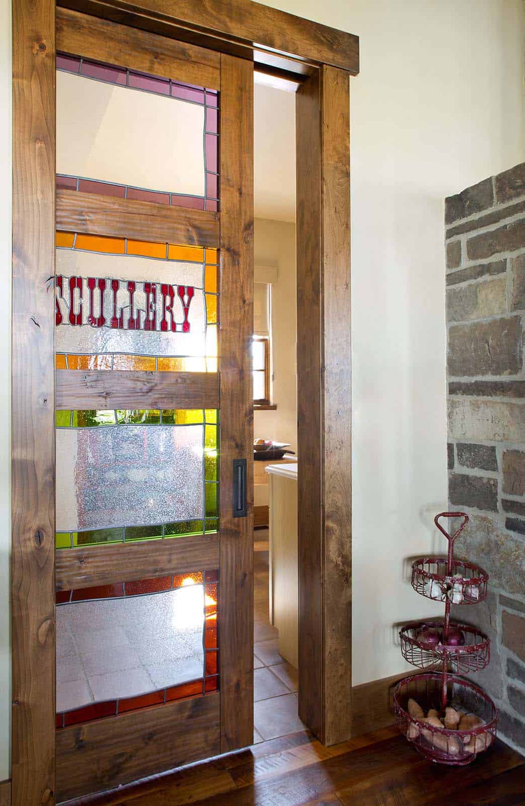 rustic scullery door
