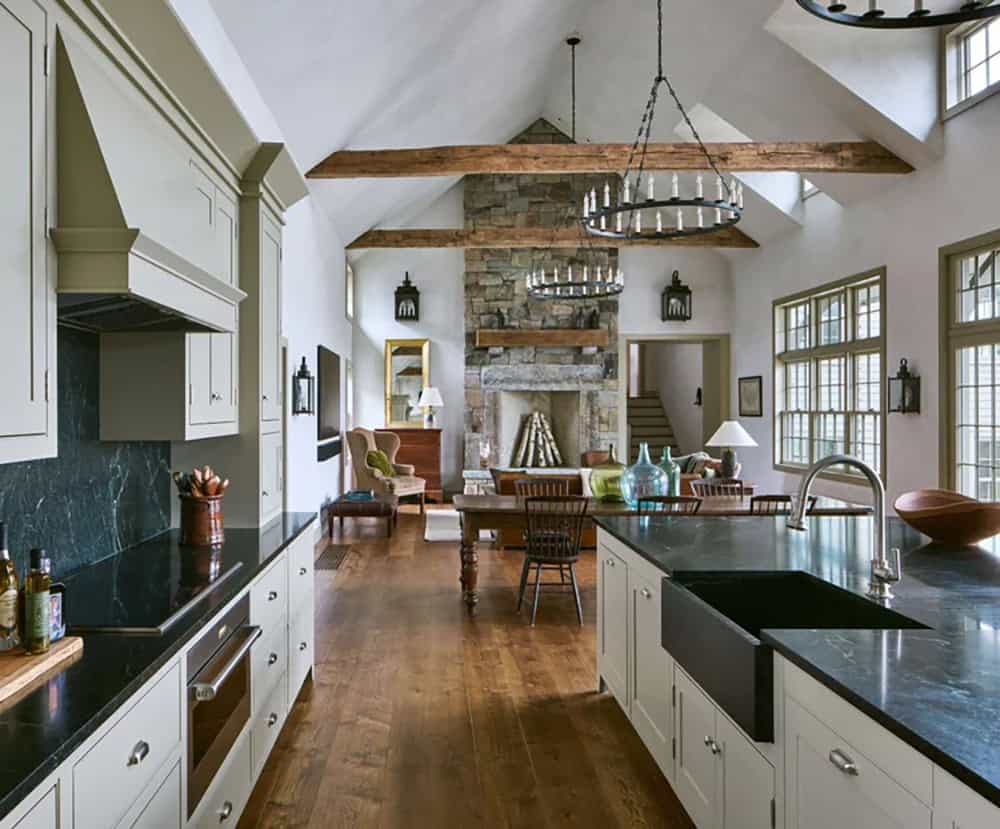 Saltbox Farm house kitchen