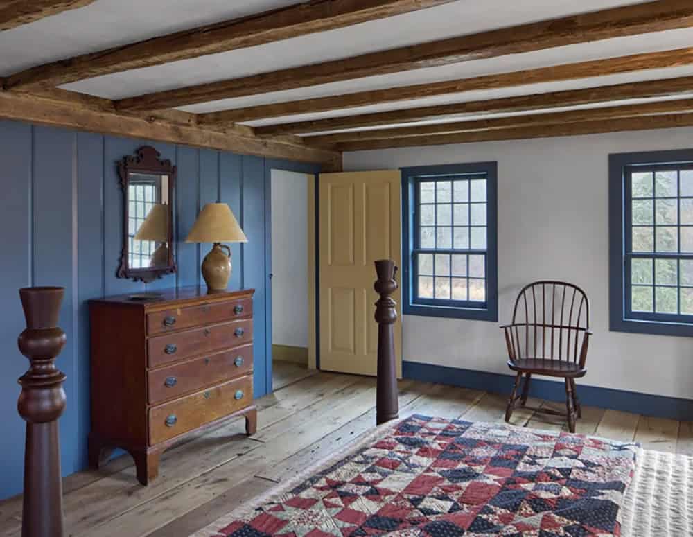 Saltbox Farm house bedroom